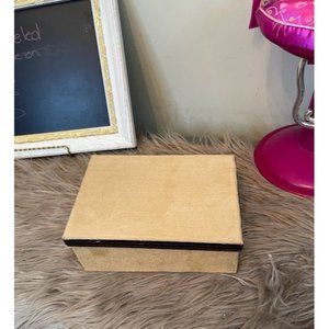 Small Brown Suede Box- Perfect for DIY - 5 boxes